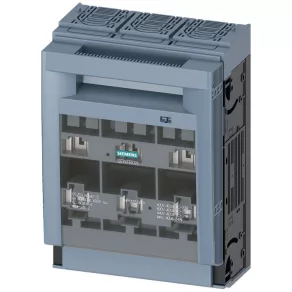   Secționator Siemens 3NP1153-1DA10, 3P 400 A, NH2, pentru montare pe panou, cu conectori plat