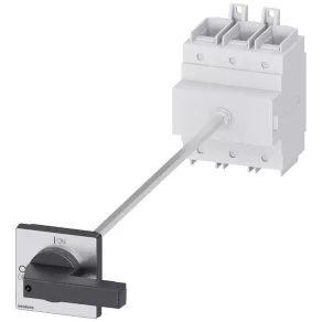   Întrerupător Siemens 3LD2318-0TK11, 3P, 160 A, cu acționare rotativă, negru