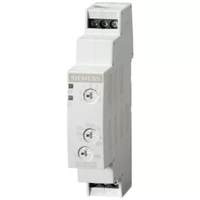   Siemens 7PV1508-1AW30 temporizator cu LED, 7 funcții, 0,05 s–100 h, 1 contact de comutare, 12–240 V c.a./c.c., modular, cu racordare prin șuruburi