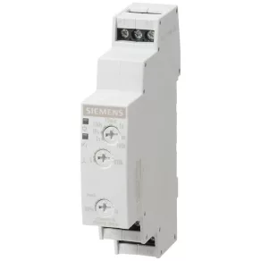   Temporizator Siemens 7PV1578-1BW30 cu LED, stea-triunghi (Y-D), 0,05-100 ore (7 intervale), 2 contacte NO, 12-240 V c.a./c.c., modular, cu racordare prin șuruburi