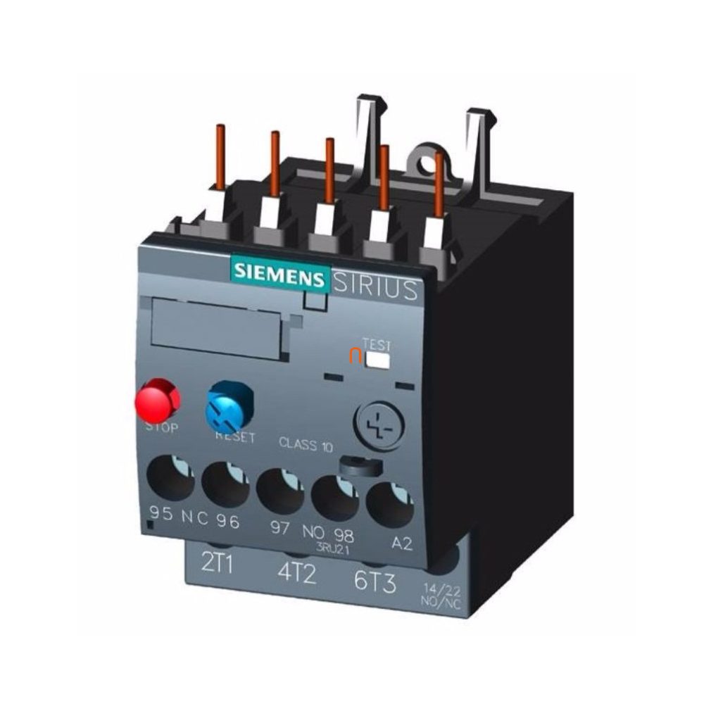 Siemens 3RU2116-0GB0 termostat, 0,45 - 0,63A, 1NO+1NC, S00, cu șuruburi