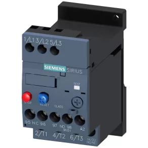   Siemens 3RU2116-0HB1 întrerupător termic cu adaptor pentru șină din cap, 0,55 - 0,80 A, 1NO+1NC, S00, cu prindere prin șuruburi