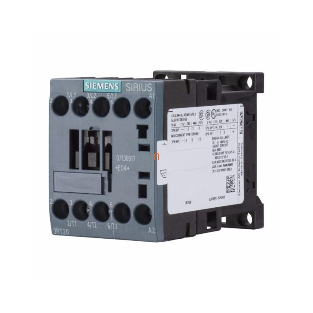 Siemens 3RT2018-1AP01 magnetocontactor, 7,5 kW/16 A, 230 VAC, 1NO, S00, cu șuruburi