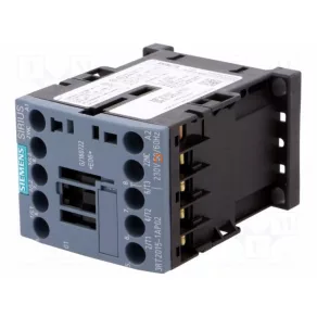   Contactor magnetic Siemens 3RT2015-1AP02, 3 kW/7 A, 230 V c.a., 1 NC, S00, cu prindere prin șuruburi