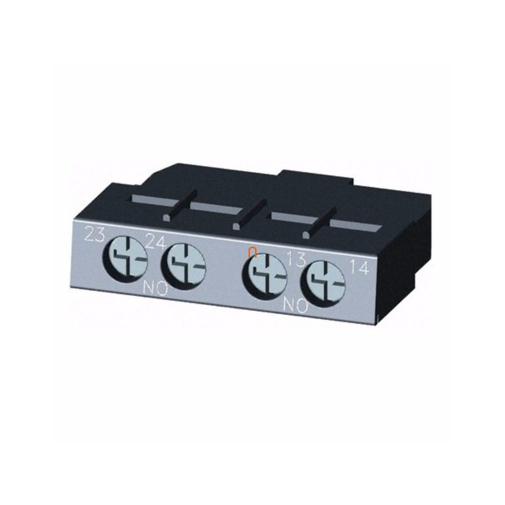 Siemens 3RV2901-1F contact auxiliar, pentru montare pe panou, 2NO, pentru S00-S3, cu șuruburi