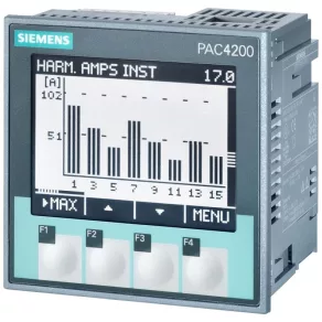   Siemens 7KM4212-0BA00-3AA0 SENTRON PAC4200 multimetru, 95-240 V c.a./110-340 V c.c., Modbus TCP, fără certificare MID, conectare cu șuruburi