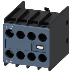   Siemens 3RH2911-1HA01 contact auxiliar, montare frontală, 1NC, pentru S00-S3, cu prindere prin șurub
