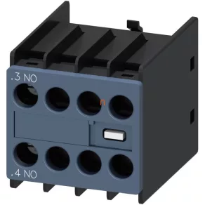   Siemens 3RH2911-1HA10 contact auxiliar, montare frontală, 1NO, pentru S00-S3, cu fixare prin șurub