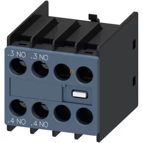   Siemens 3RH2911-1HA20 contact auxiliar, montare frontală, 2NO, pentru S00-S3, cu prindere prin șurub