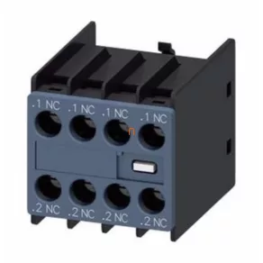   Siemens 3RH2911-1FA04 contact auxiliar, montare frontală, 4NC, pentru S00-S3, cu fixare prin șuruburi