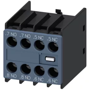   Siemens 3RH2911-1FC22 contact auxiliar, montare frontală, 2NO+2NC, pentru S00-S2, cu fixare prin șuruburi