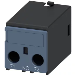   Siemens 3RH2911-1BA01 contact auxiliar, montare frontală, 1NC, pentru S00-S3, cu fixare prin șurub