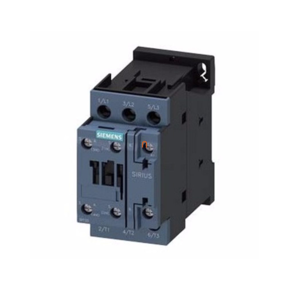 Siemens 3RT2023-1AP00 mágneskapcsoló, 4kW/9A, 230VAC, 1NO+1NC, S0, csavaros