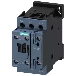   Contactor Siemens 3RT2024-1AL20, 5,5 kW/12 A, 230 V c.a. 50/60 Hz, 1 NO + 1 NC, S0, cu prindere prin șuruburi