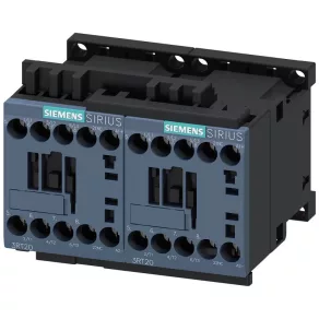   Comutator magnetic de inversare a sensului de rotație Siemens 3RA2317-8XB30-1BB4, 5,5 kW/12 A, 24 V c.c., S00, racord cu șuruburi