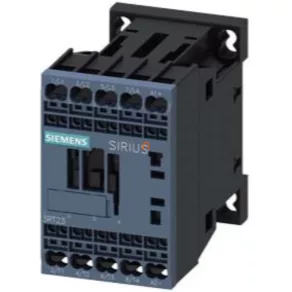   Contactor magnetic Siemens 3RT2316-2BB40, 18 A, 24 Vcc, 4 NO, S00, cu conectori cu clemă