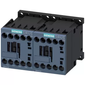   Contactor magnetic Siemens 3RH2431-1BB40, cu blocare, 6 A, 3 NO + 1 NC, 24 V c.c., S00, cu prindere prin șuruburi