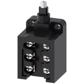   Comutator de capăt de cursă Siemens 3SE5250-0MC05, cu buton din teflon, 1NO+2NC (slow MBB), carcasă deschisă, 30 mm