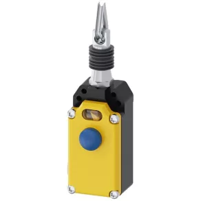   Comutator cu tragea Siemens 3SE7120-1BH00, cu zăvor, galben, 1NO+2NC, până la 5 m, metal, IP65