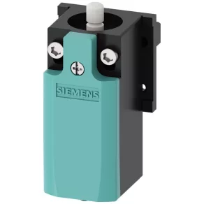   Comutator de capăt de cursă Siemens 3SE5232-0HC05-1AB4, cu buton, 1NO+1NC (cu acțiune instantanee), cu placă de montare, carcasă din plastic, 31 mm