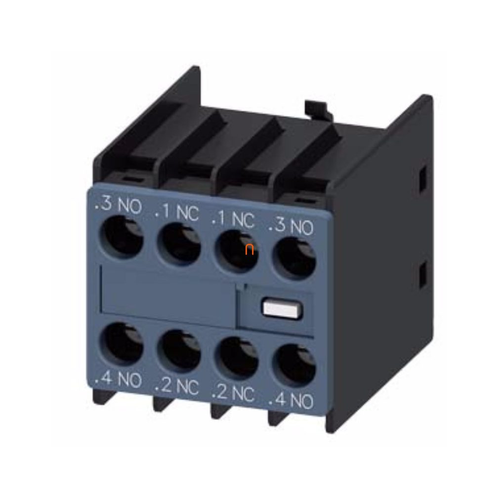 Siemens 3RH2911-1FA22 contact auxiliar, pentru frunte, 2NO+2NC, pentru S00-S3, cu șurub
