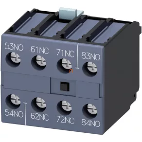   Siemens 3RH2911-1XA22-0MA0 contact auxiliar, montare frontală, 2NO+2NC, pentru S00-S3, cu fixare prin șuruburi