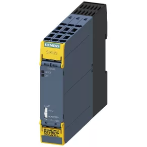   Relé de siguranță Siemens 3SK1111-2AB30, 24 V c.a./c.c., 3 NO (+1 NC de semnalizare), EN ISO 13849-1: 4, SIL: 3, PL: e, contact cu arc