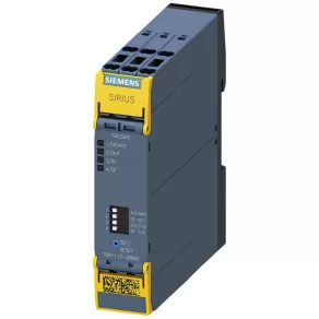   Relé de siguranță Siemens 3SK1112-2BB40, 24 V c.c., 2 NO (SSR) (+1 NC de semnalizare), conectare cu arc