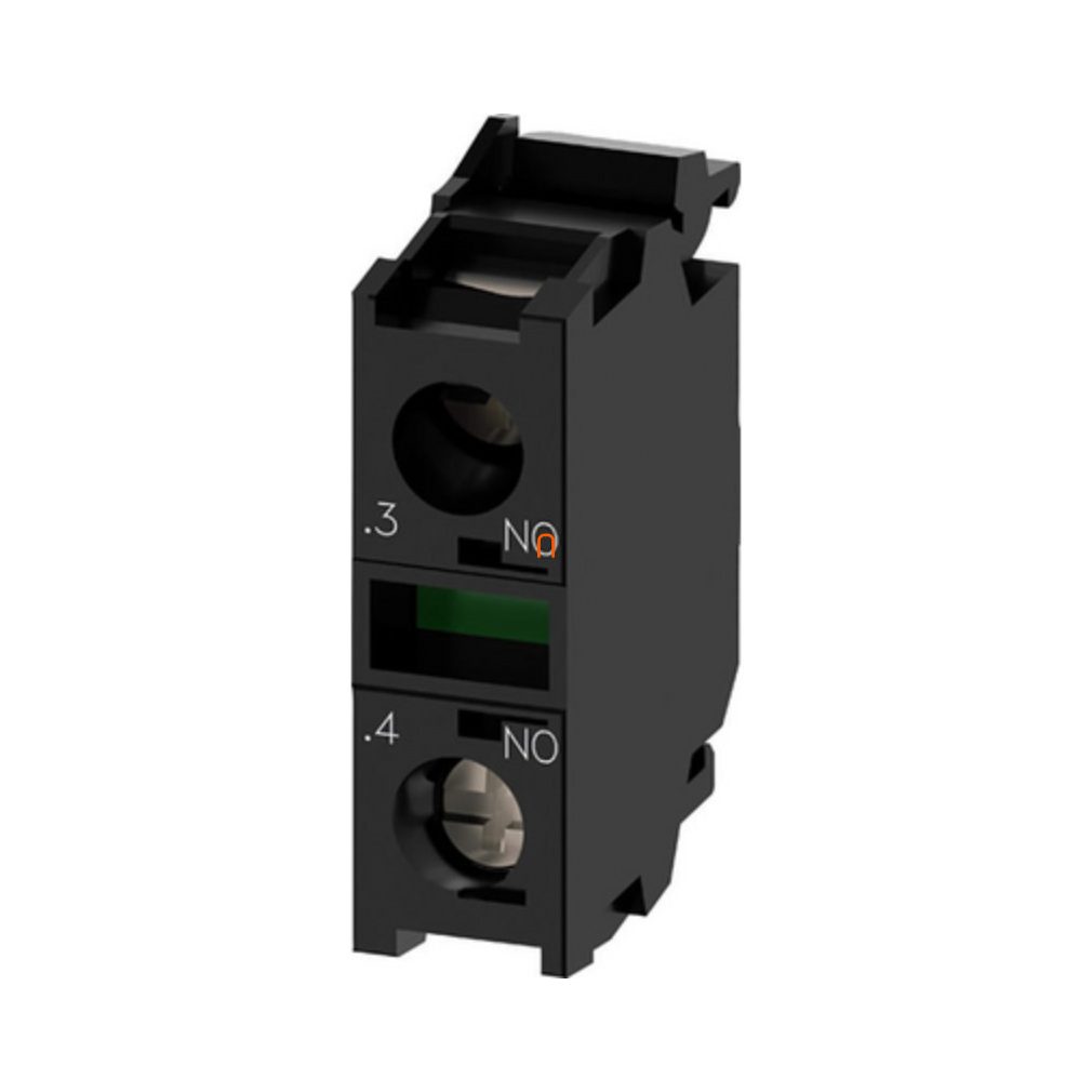Siemens 3SU1400-1AA10-1BA0 element de contact, 1NO, pentru panou frontal, cu șuruburi Sirius