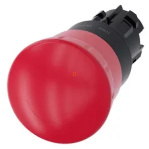   Cap buton de urgență Siemens 3SU1000-1HB20-0AA0, 40 mm, roșu, deblocare prin rotire Sirius