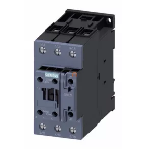   Contactor Siemens 3RT2037-1AP00, 30 kW/65 A, 230 V c.a., 1 NO + 1 NC, S2, cu prindere prin șuruburi
