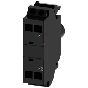   Modul LED Siemens 3SU1401-1BB50-3AA0, albastru, 24 V c.a./c.c., pentru panou frontal, cu fixare cu arc Sirius