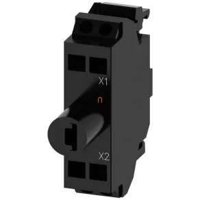   Modul LED Siemens 3SU1401-2BB50-3AA0, albastru, 24 V c.a./c.c., pentru montare pe placă, cu fixare cu arc Sirius