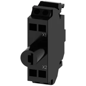   Modul LED Siemens 3SU1401-2BB40-3AA0, verde, 24 V c.a./c.c., pentru montare pe placă, cu fixare cu arc Sirius
