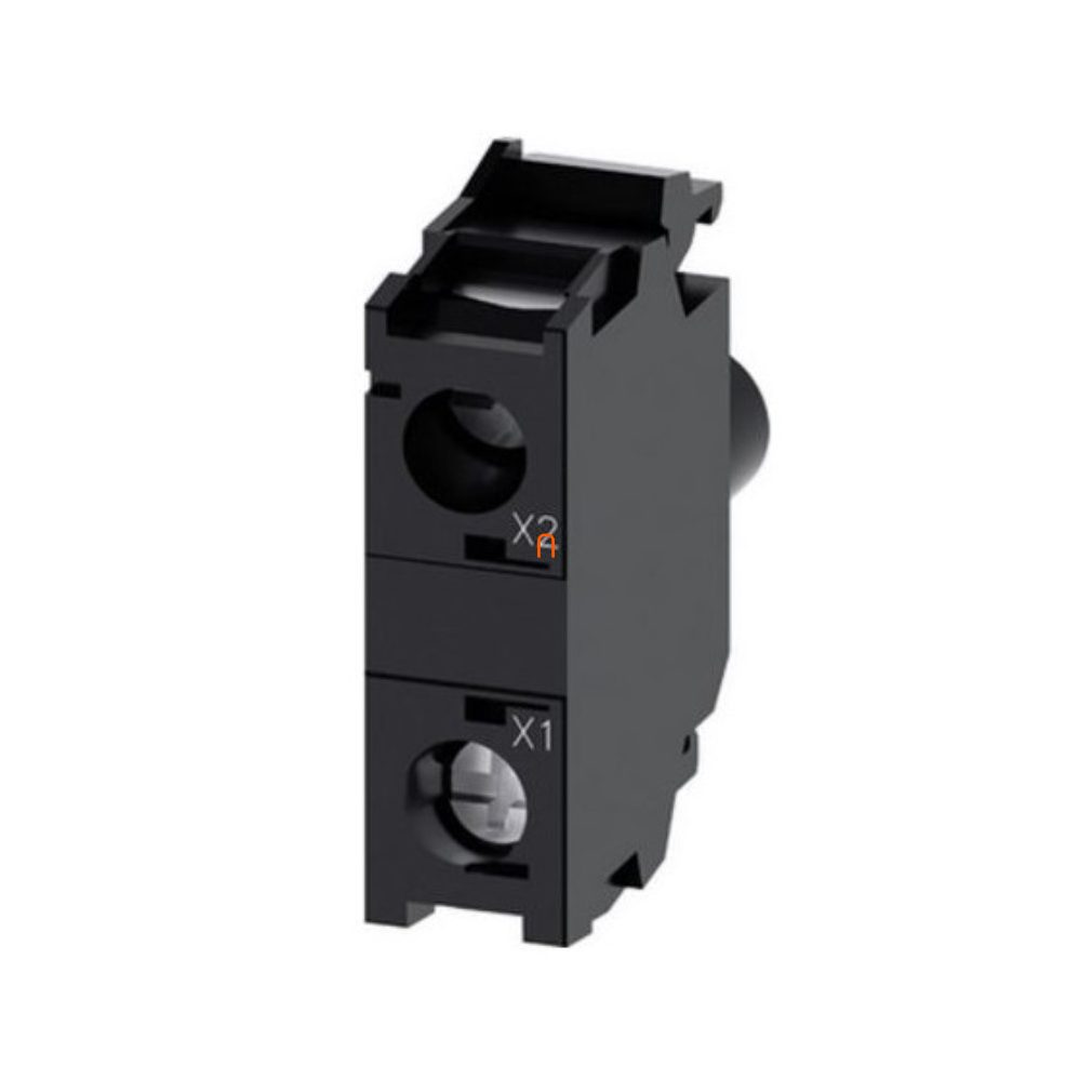 Siemens 3SU1401-1BF50-1AA0 LED modul, kék, 230VAC, előlapra, csavaros Sirius