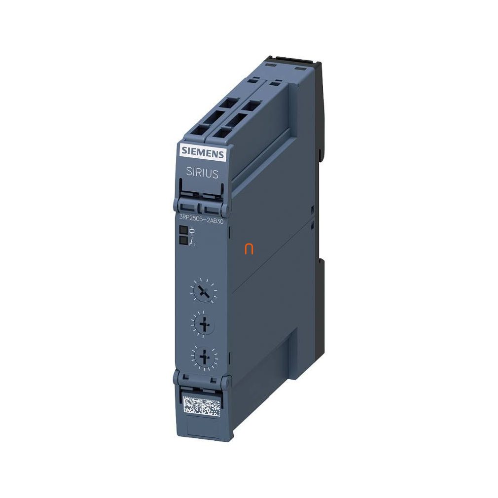 Siemens 3RP2505-2AB30 temporizator cu LED, 13 funcții, 7 intervale de timp (0,05 s - 100 h), 24 V c.a./c.c., 1 CO, conexiune cu arc