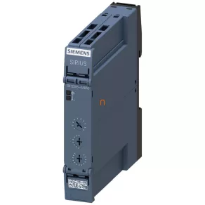   Temporizator Siemens 3RP2505-2AB30 cu LED, 13 funcții, 7 intervale de timp (0,05 s – 100 h), 24 V c.a./c.c., 1 contact de comutare, conectare cu arc