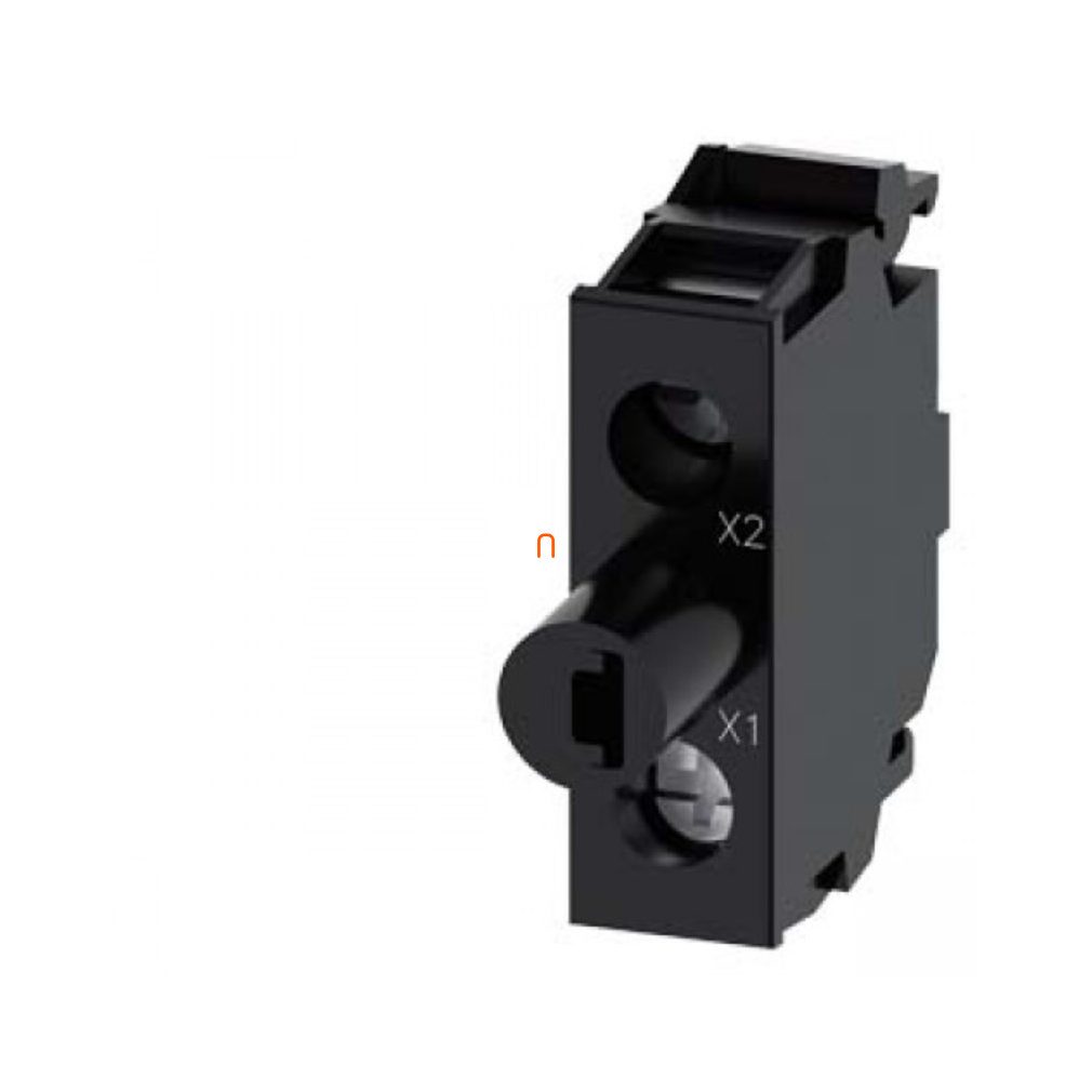 Siemens 3SU1401-2BF40-1AA0 Modul LED, verde, 230 V c.a., pentru montare pe panou, cu șuruburi Sirius