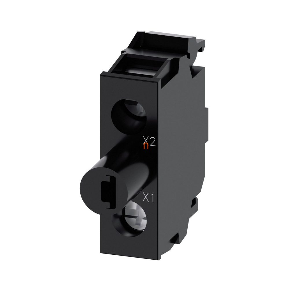 Siemens 3SU1401-2BF60-1AA0 Modul LED, alb, 230 V c.a., pentru montare pe panou, cu șuruburi Sirius