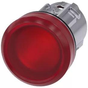   Cap de semnalizare Siemens 3SU1051-6AA20-0AA0, roșu, metal Sirius