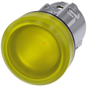   Cap de lampă de semnalizare Siemens 3SU1051-6AA30-0AA0, galben, metal Sirius