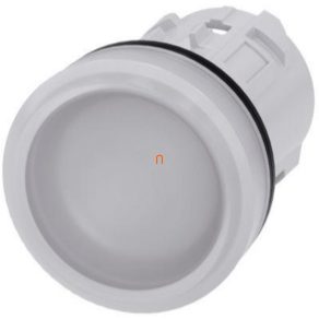   Cap de lampă de semnalizare Siemens 3SU1051-6AA60-0AA0, alb, metal Sirius