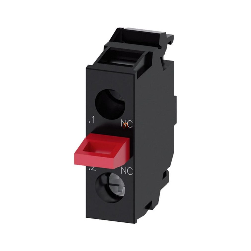 Siemens 3SU1400-2AA10-1CA0 element de contact, 1NC, pentru panou posterior, cu șuruburi Sirius