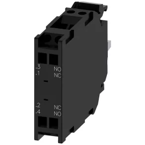   Element de contact Siemens 3SU1400-1AA10-3FA0, 1NO+1NC, pentru panou frontal, cu arc Sirius