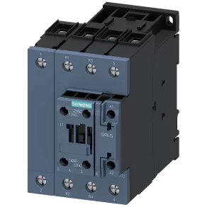   Contactor magnetic Siemens 3RT2535-1AP00, 4P 35 A/18,5 kW, 2 NO + 2 NC, 230 V c.a., contact auxiliar 1 NO + 1 NC, S2, cu prindere prin șuruburi