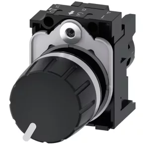   Siemens 3SU1200-2PR10-1AA0 potențiometru complet de 4,7 kΩ, cu racord cu șurub, Sirius