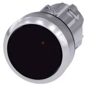 Cap de buton Siemens 3SU1050-0AB10-0AA0, negru, metal Sirius