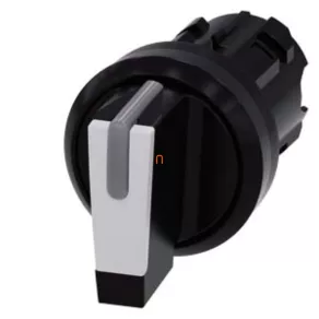   Cap de comutator cu indicator luminos Siemens 3SU1002-2BL60-0AA0, cu 3 poziții, alb Sirius