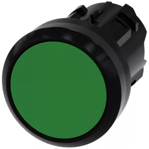   Cap de buton Siemens 3SU1000-0AA40-0AA0, verde, cu blocare, Sirius