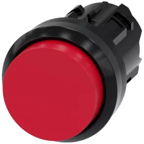   Cap de buton Siemens 3SU1000-0BB20-0AA0, proeminent, roșu Sirius